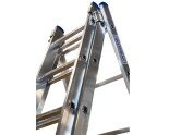 Алюмінієва трьохсекційна драбина TRIOMAX VIRASTAR 3x12 сходинок  Фото№1
