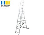 Алюмінієва трьохсекційна драбина TRIOMAX VIRASTAR 3x7 сходинок  Фото№39323